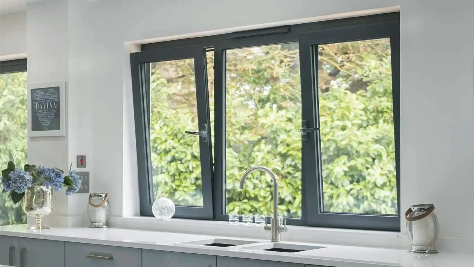 Premium German-engineered Tilt and Turn windows showcasing dual-function design