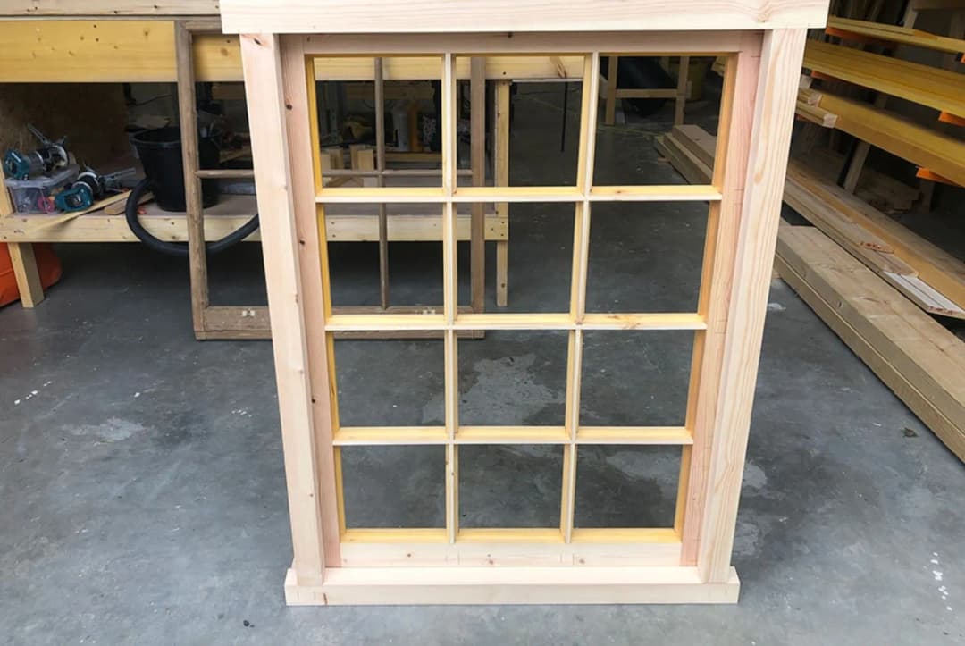 Window manufacturing process