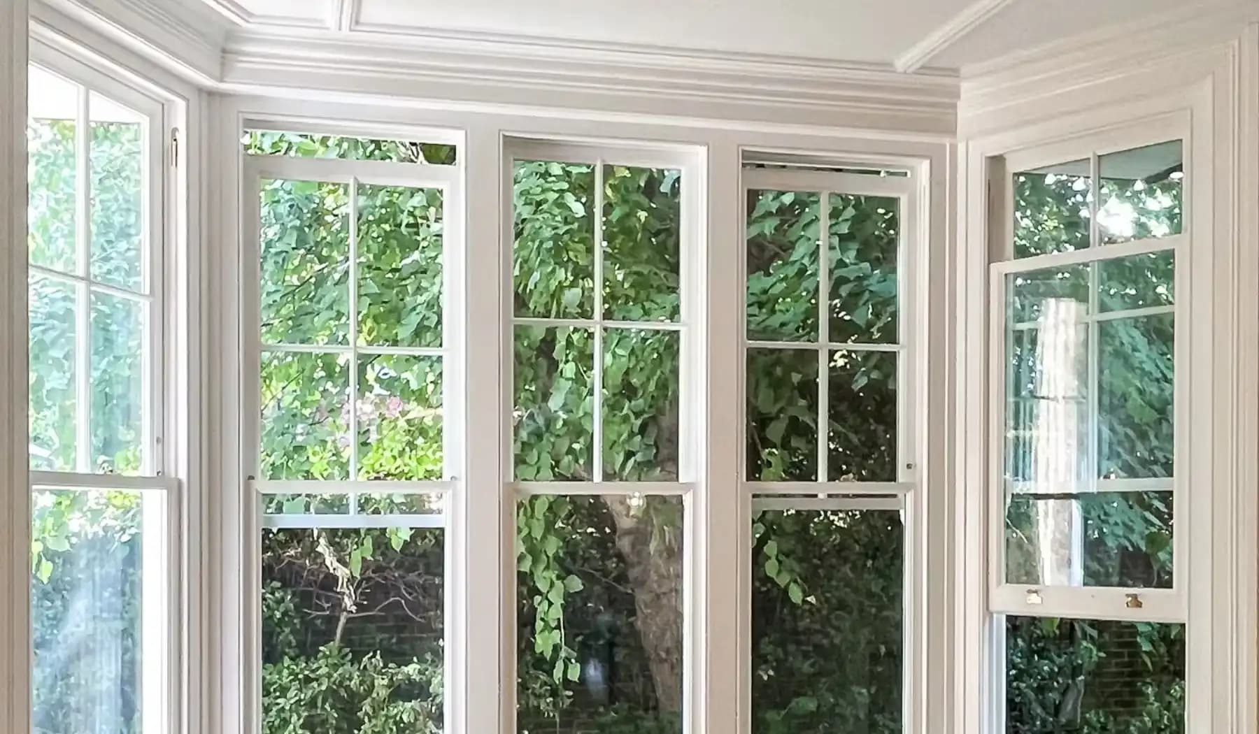 Modern timber windows fitted in Saffron Walden, Cambridge town house