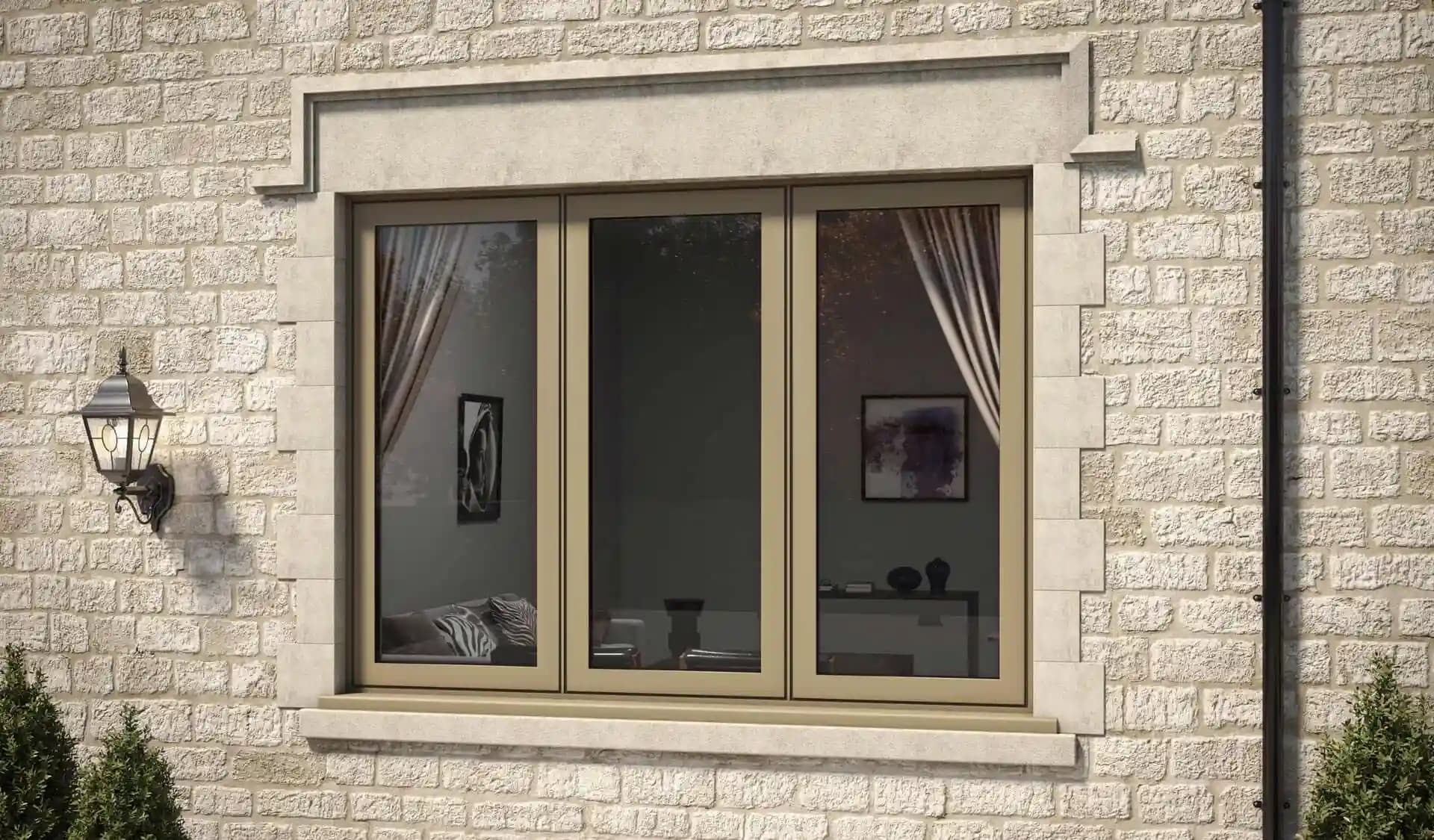 Thermally efficient aluminium window with ultra-slim profile showcasing minimalist design and maximum glass area for modern homes