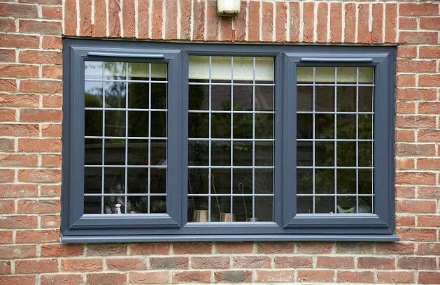 Colored uPVC Windows for Contemporary Home - uPVC Windows installation project in Twickenham, West London by Harrington Windows