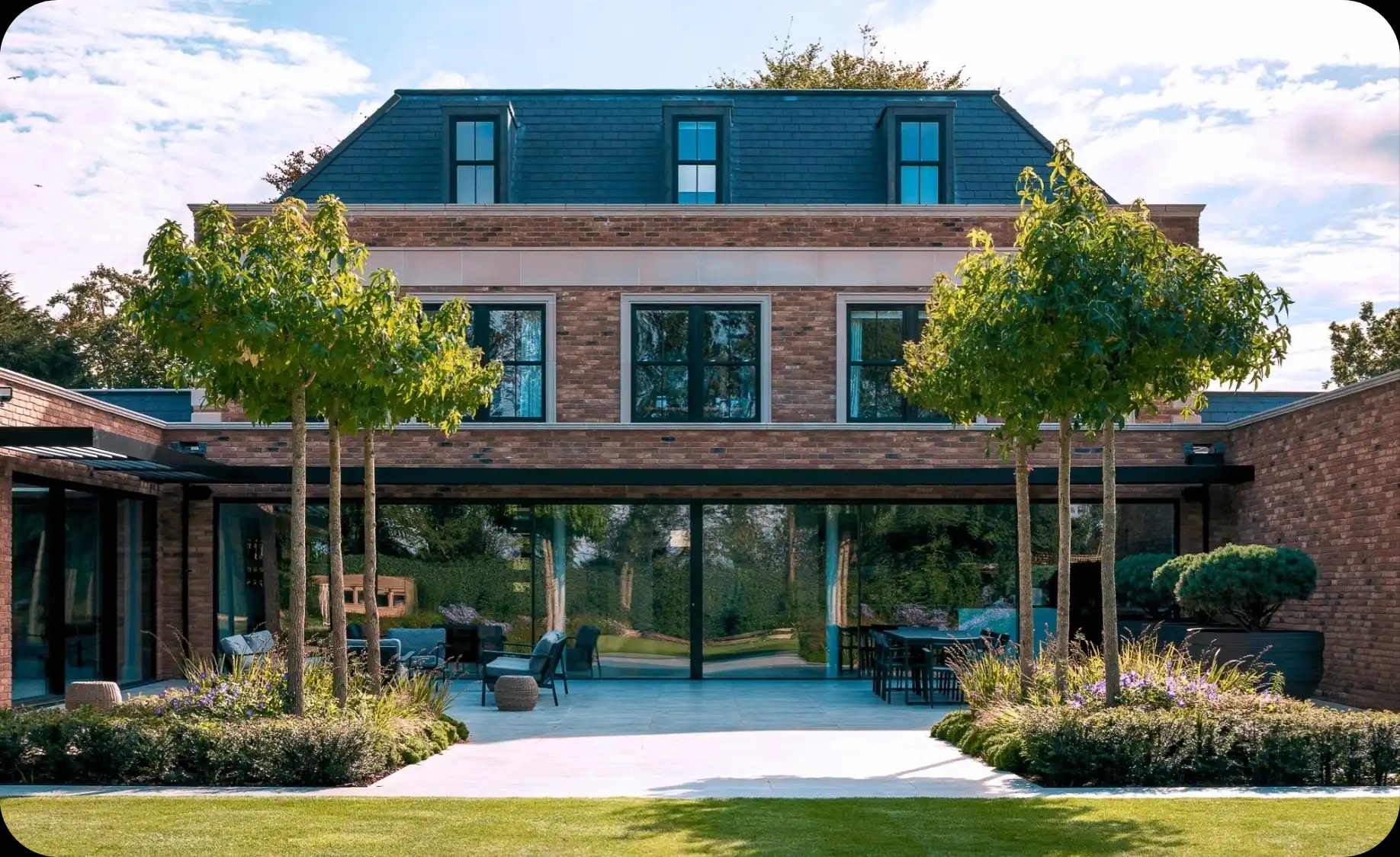Harrington Windows showcase featuring large glass panels