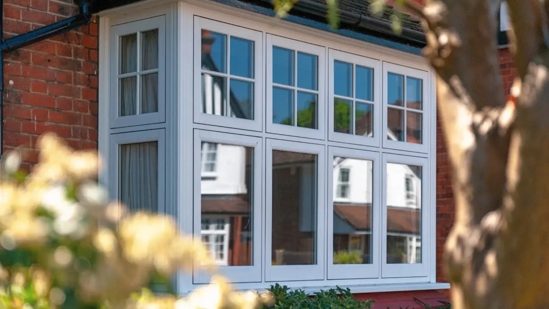 Premium Flush Sash Windows installed in a beautiful Hampstead, London home by Harrington Windows - Energy-efficient A+ rated design